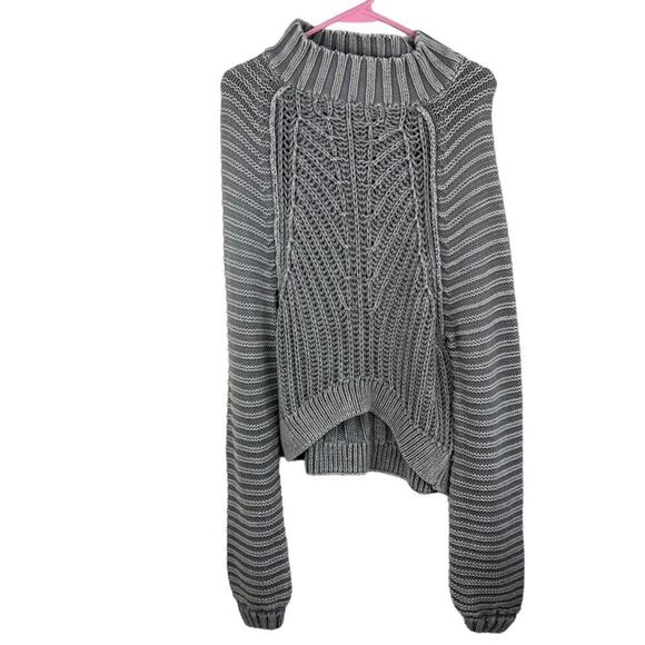 Free People Sweetheart Mock Neck Drop Dolman Sweater Womens Size S - Picture 2 of 10